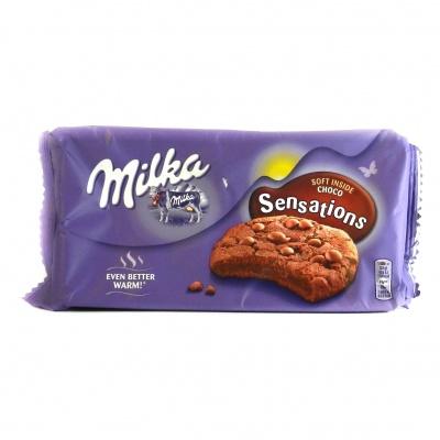 Печиво Milka sensations 156г