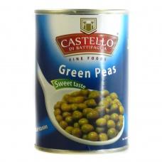 Горошок Castello green peas 400г