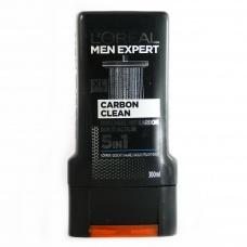 Гель для душу Loreal men exrert XL carbon clean 5in1 300мл