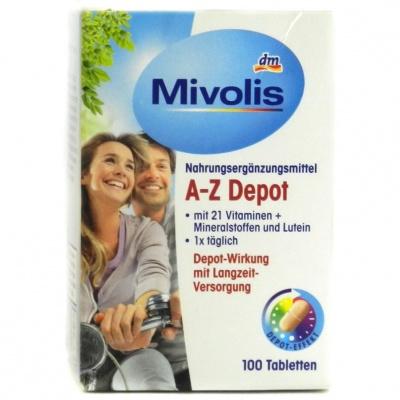 Витамины Mivolis A-Z Depot 100шт