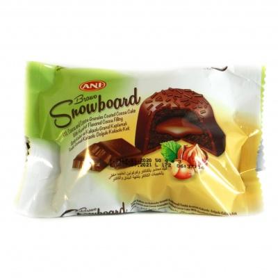 Brawo snow board шоколадне тістечко з горіхом