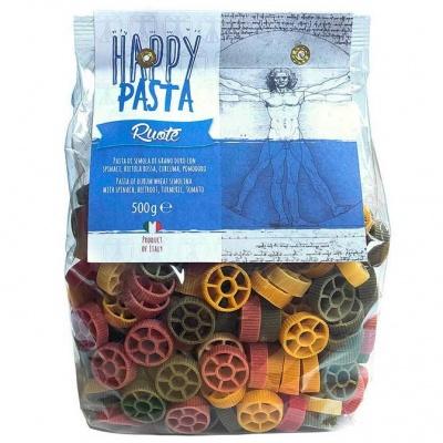 Макароны цветные Happy Pasta Ruote 0,5кг