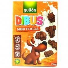 Печиво Gullon Dibus mini шоколадні без лактози 250г