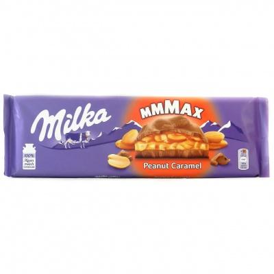 Шоколад Milka Peanut Caramel 276г