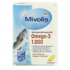 Вітаміни Mivolis Omega-3 рибячий жир 60 капсул