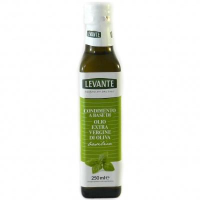 Олія оливкова Levante з базиліком extra verginе 250мл