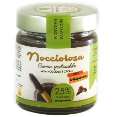 Шоколадна паста Nocciolosa 100% vegana 200г
