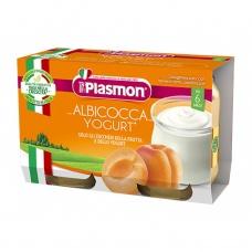 Пюре Plasmon з абрикос та йогуртом від 6міс.(без глютену) 120г
