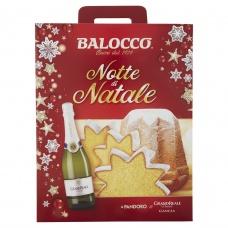 Подарунковий набір Balocco шампанське Grand Reale + панетон 750г
