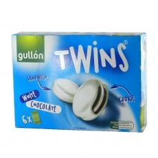 Печенье Gullon twins сэндвич в белом шоколаде 252г
