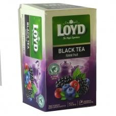 Чай Loyd чорний лісові ягоди 20x2 34г