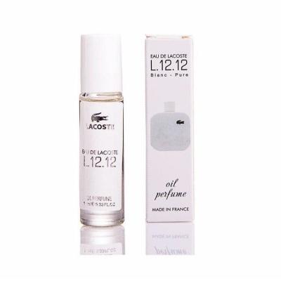 Чоловічі парфуми Lacoste L12.12 Blanc Pure масляні 10мл