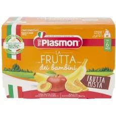 Пюре Plasmon фрукты от 6мес. без глютена 4*100г