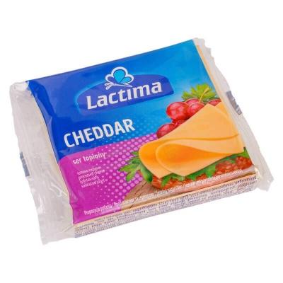 Сир м'який Lactima cheddar тостовий 130г