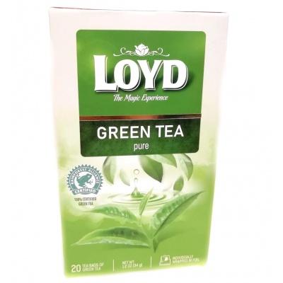 Зеленый чай Loyd в пакетиках 20шт