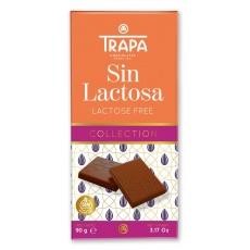 Шоколад Trapa молочний без лактози 90г