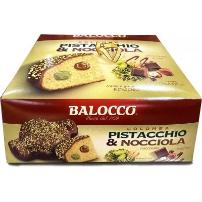 Панеттоне Balocco с фисташково-шоколадным кремом 0,75кг