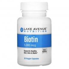 Витамины Lake Avenue Nutrition Biotin 30шт