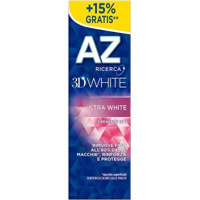 Зубна паста AZ 3D White 3 в 1 ультра відбілення 75 мл