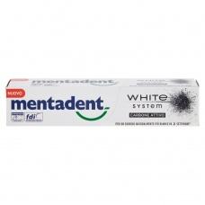 Зубная паста Mentadent White Carbone Attivo 75мл