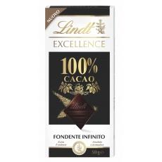Шоколад чорний Lindt 100% какао 50г