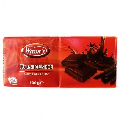 Шоколад Witors чорний 50% какао 100г
