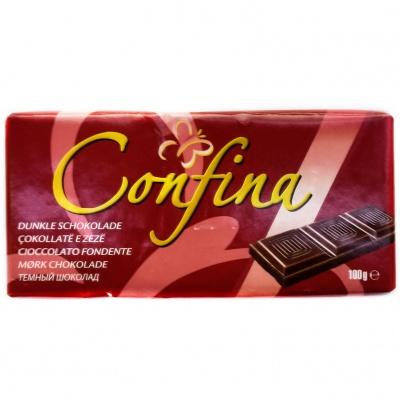 Шоколад Confina чорний 44% какао 100г