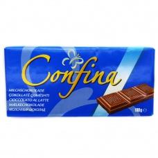 Шоколад Confina молочный 27% какао 100г