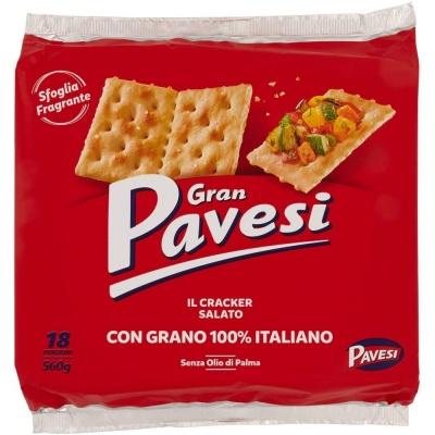 Крекеры Gran Pavesi соленые 0,56кг