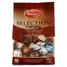 Конфеты шоколадные Witors Selection crispy 250г