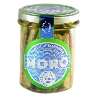 Скумбрія Moro філе в оливковій олії 190г
