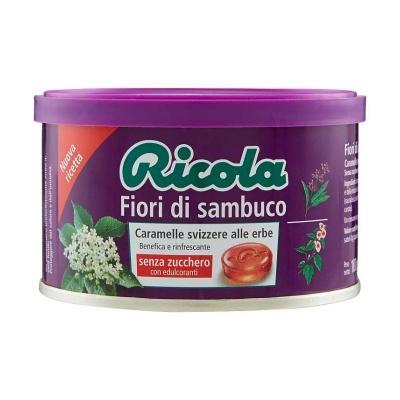 Льодяники Ricola Fiori di sambuco без цукру 100г