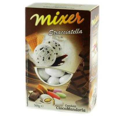 Цукерки Mixer мигдаль в шоколаді stracciatella 0,5кг