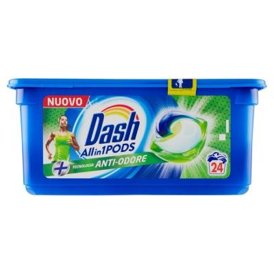 Капсулы для стирки Dash Anti-Odore 24шт