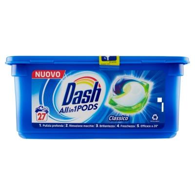 Капсули для прання Dash Classico 27шт