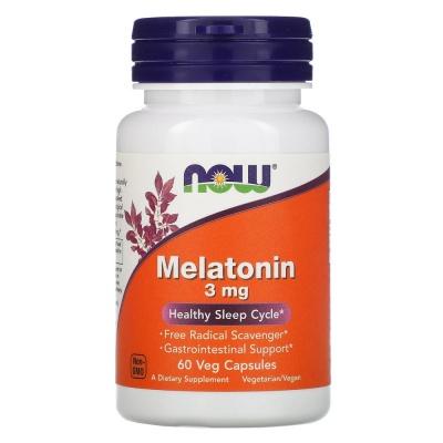 Вітаміни Now Melatonin 3мкг 60шт