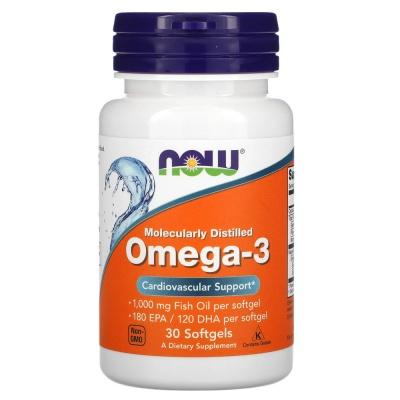 Вітаміни Now Omega3 30шт