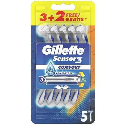 Станки для бритья Gillette Sensor3 Comfort 5шт