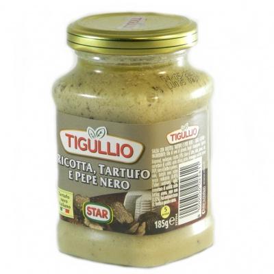 Соус Tigullio Ricotta,Tartufo e Pepe Nero 190г