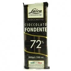 Шоколад Laica Fondente 72% cacao 200г