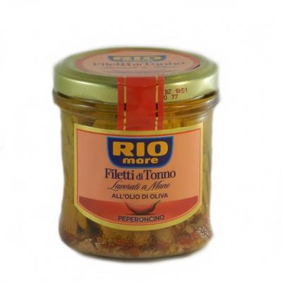 Филе тунца Rio Mare в оливковом масле с перцем 130г