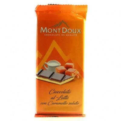 Шоколад Mont Doux Latte con Cframello salato 100г