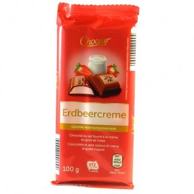 Шоколад Сhoceur Erdbeercreme 100г