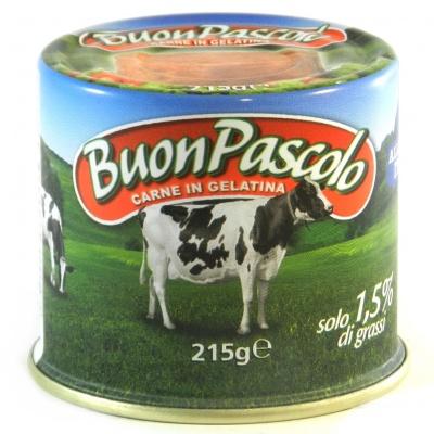 Мясна консерва Buon Pascolo з яловичини 215г