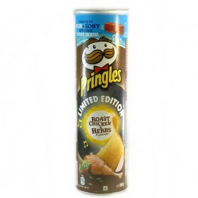 Чіпси Pringles смажена курка та ароматні трави 200г
