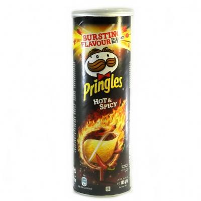 Чіпси Pringles Hot&Spicy гострі 165г