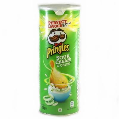 Чипсы Pringles сметана и зелень 130г