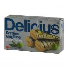 Сардіна Delicius в оливковій олії 90г
