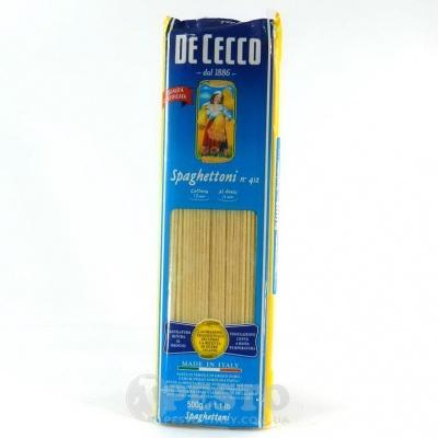 Класичні De cecco spaghettoni n.412 0.5 кг