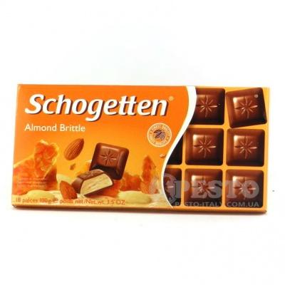 Шоколад Schogetten з товченим мигдалем 100 г